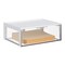 mDesign Plastic Stackable Office Storage Organizer with Drawer